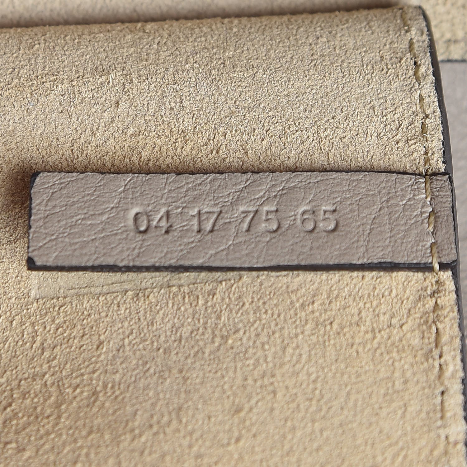 Chloe Suede Calfskin Mini Faye Shoulder Bag Motty Grey 10 of 11