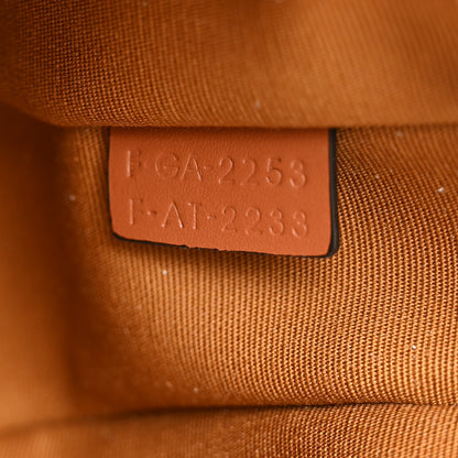 Celine Triomphe Canvas Calfskin Ava Shoulder Bag Tan 7 of 11