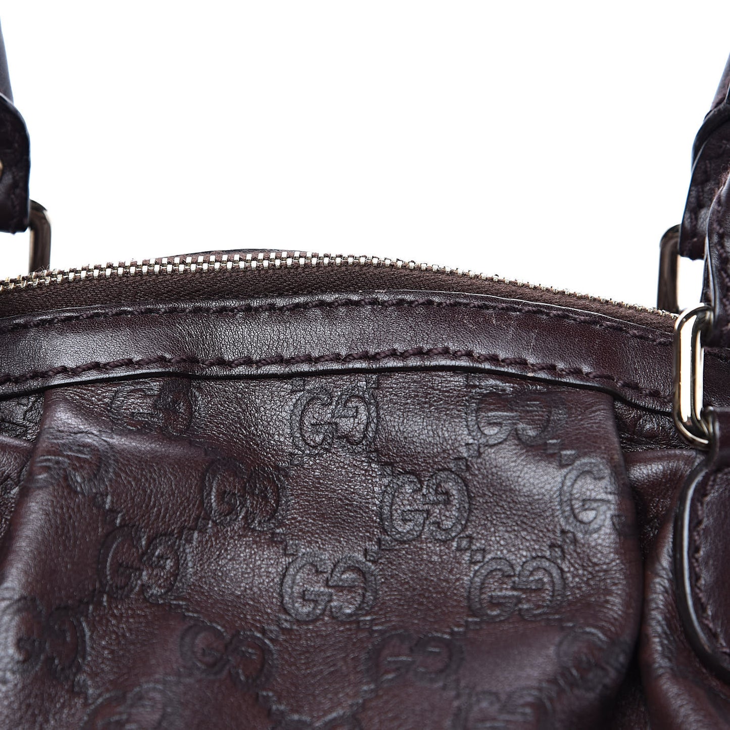 Guccissima Medium Sukey Boston Chocolate