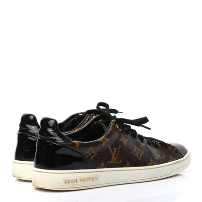 Louis Vuitton Patent Monogram Frontrow Sneakers 37.5 4 of 7