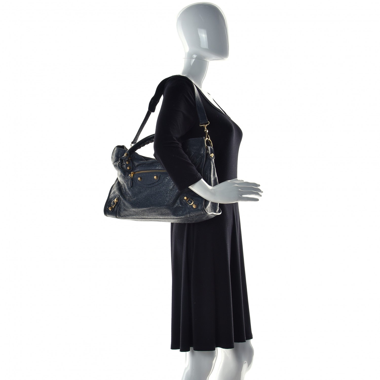Balenciaga Agneau Giant 12 Gold Hardware City Anthracite 4 of 14