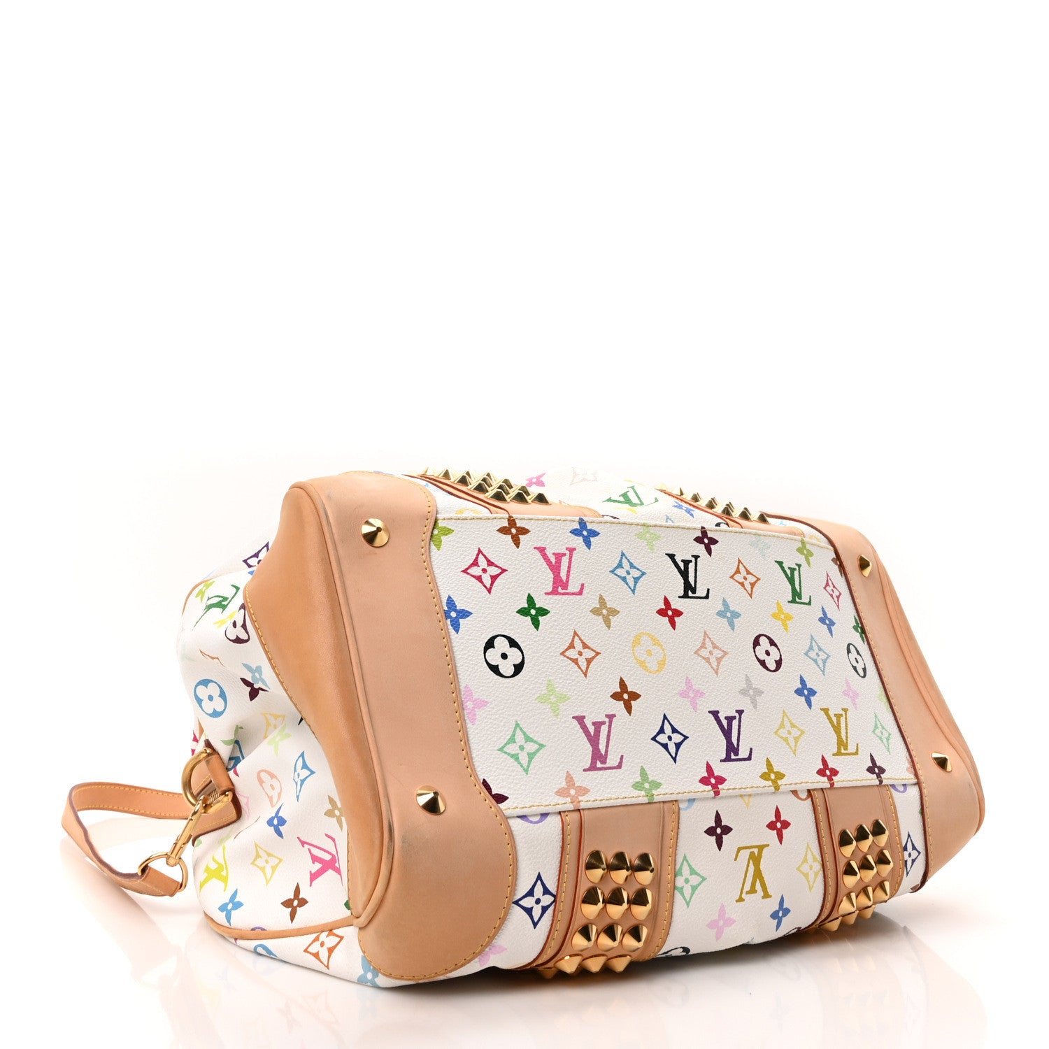 Louis Vuitton Monogram Multicolor Courtney GM White 4 of 9
