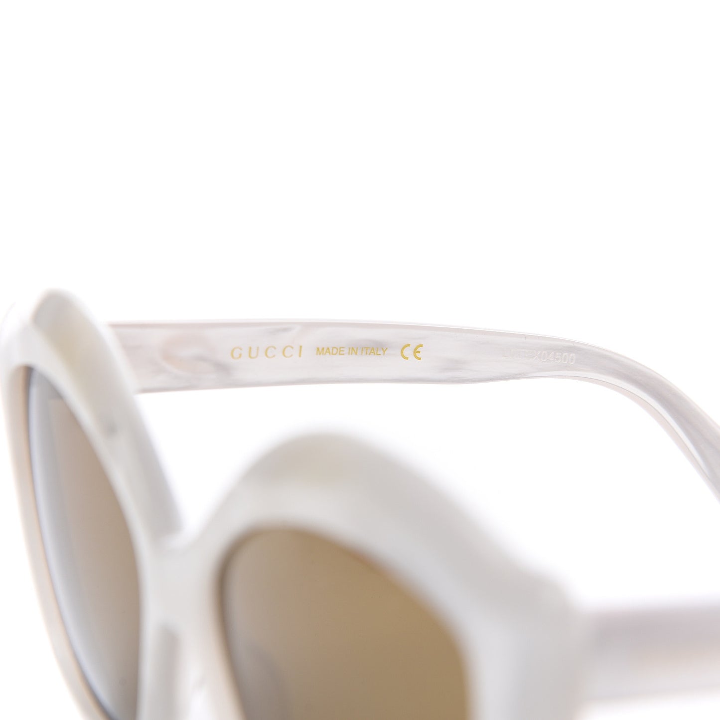 Cat Eye GG0117S Sunglasses White