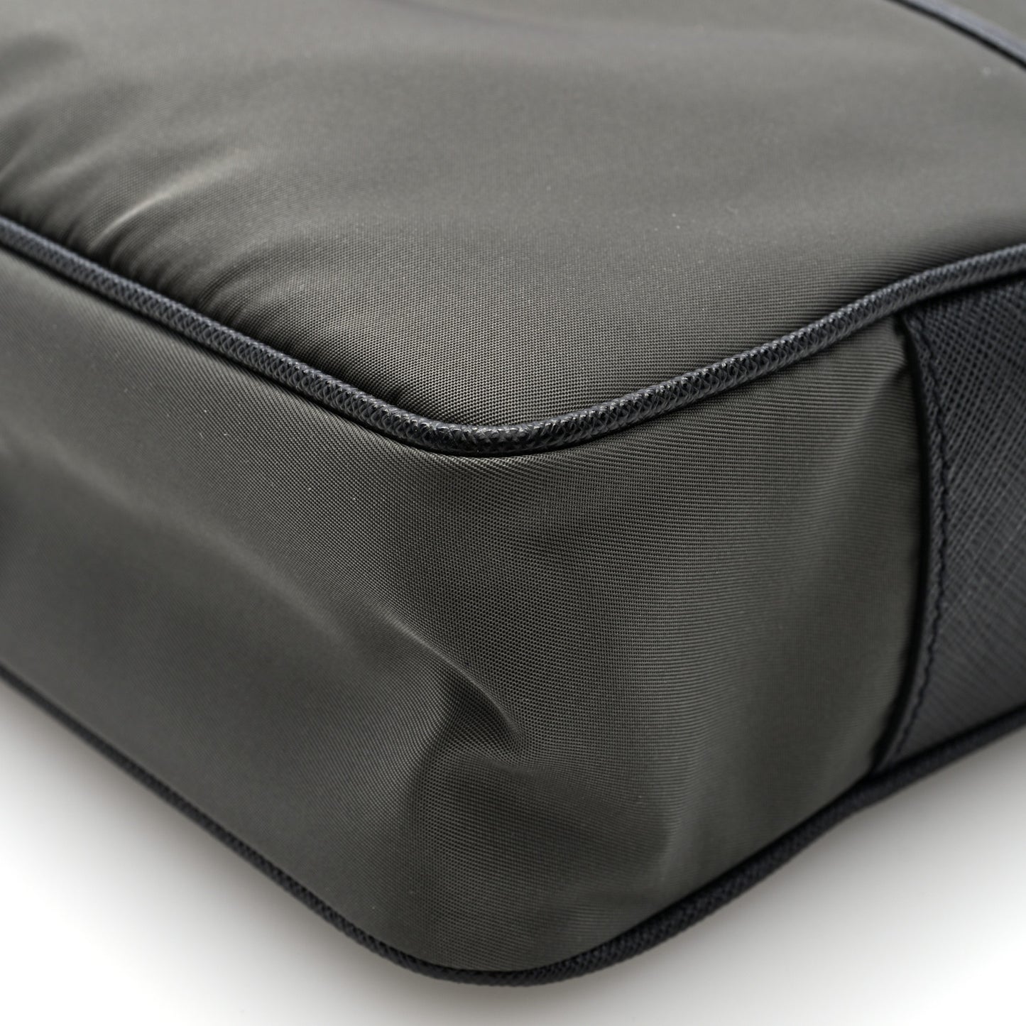 Re-Nylon Saffiano Shoulder Bag Forest Green