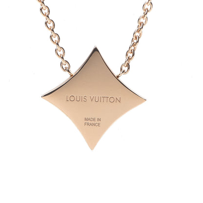 Louis Vuitton 18K Pink Gold Mother Of Pearl Blossom Pendant Necklace 4 of 7