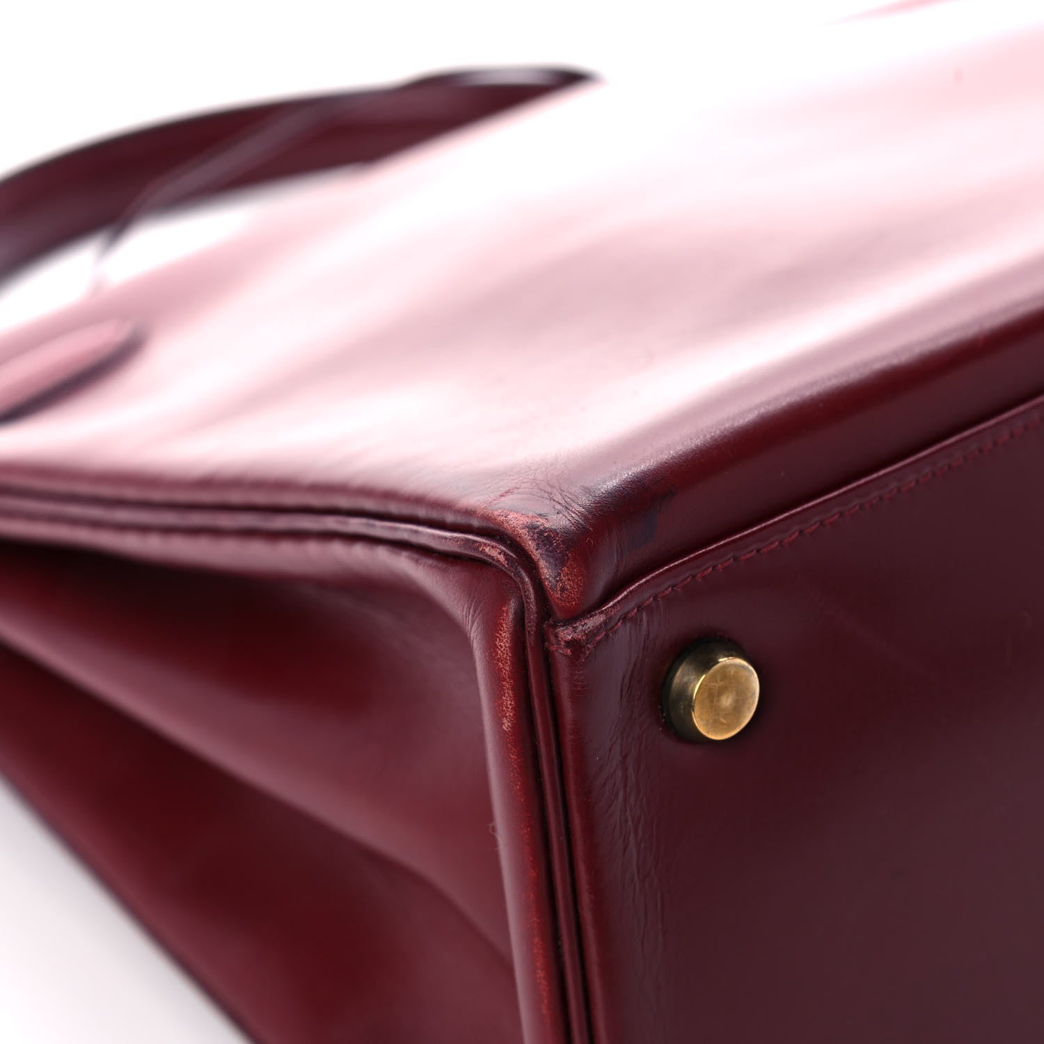 Hermes Box Kelly Retourne 28 Rouge H 9 of 16