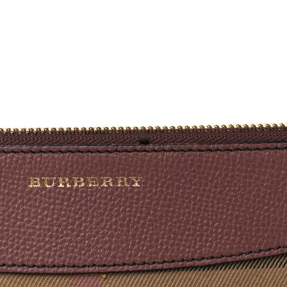 Burberry House Check Derby Peyton Crossbody Clutch Bag Russet Red 11 of 12