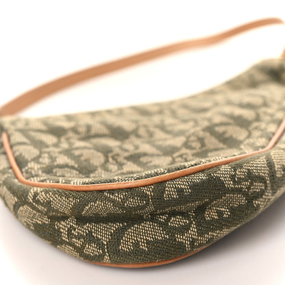 Christian Dior Monogram Mini Saddle Pochette Green 7 of 9