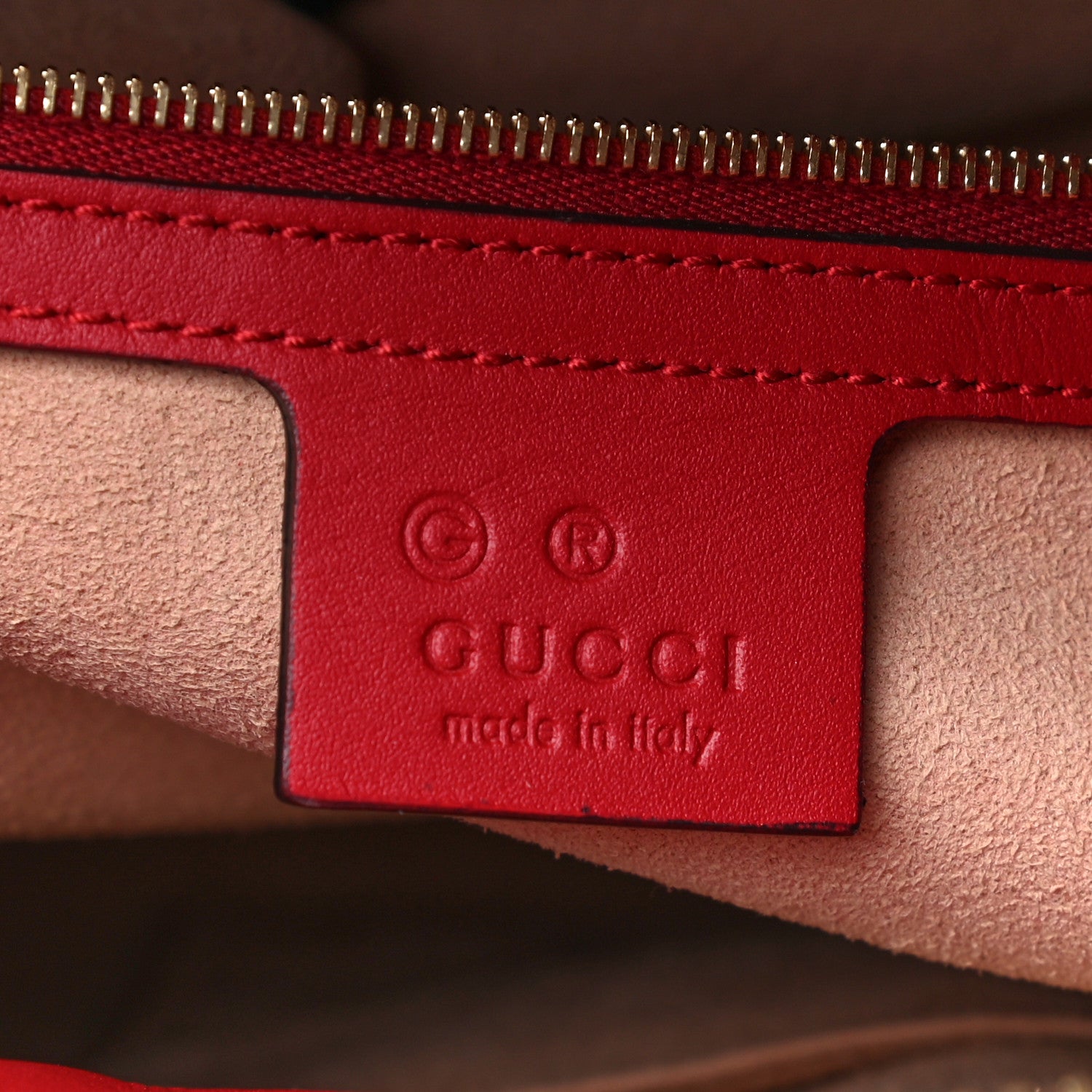Gucci GG Supreme Monogram Blooms Medium Zip Top Tote Beige Blue Navy Hibiscus Red 6 of 22