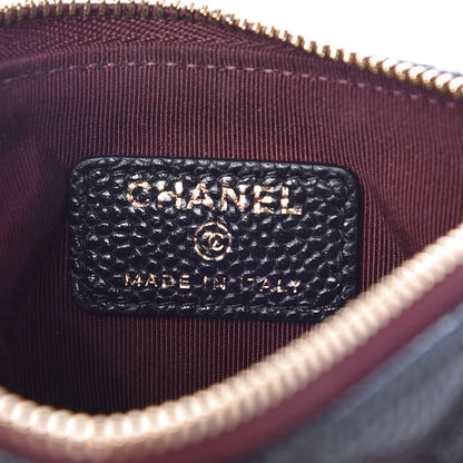 Chanel Caviar Quilted Small Cosmetic Case Black 6 of 8