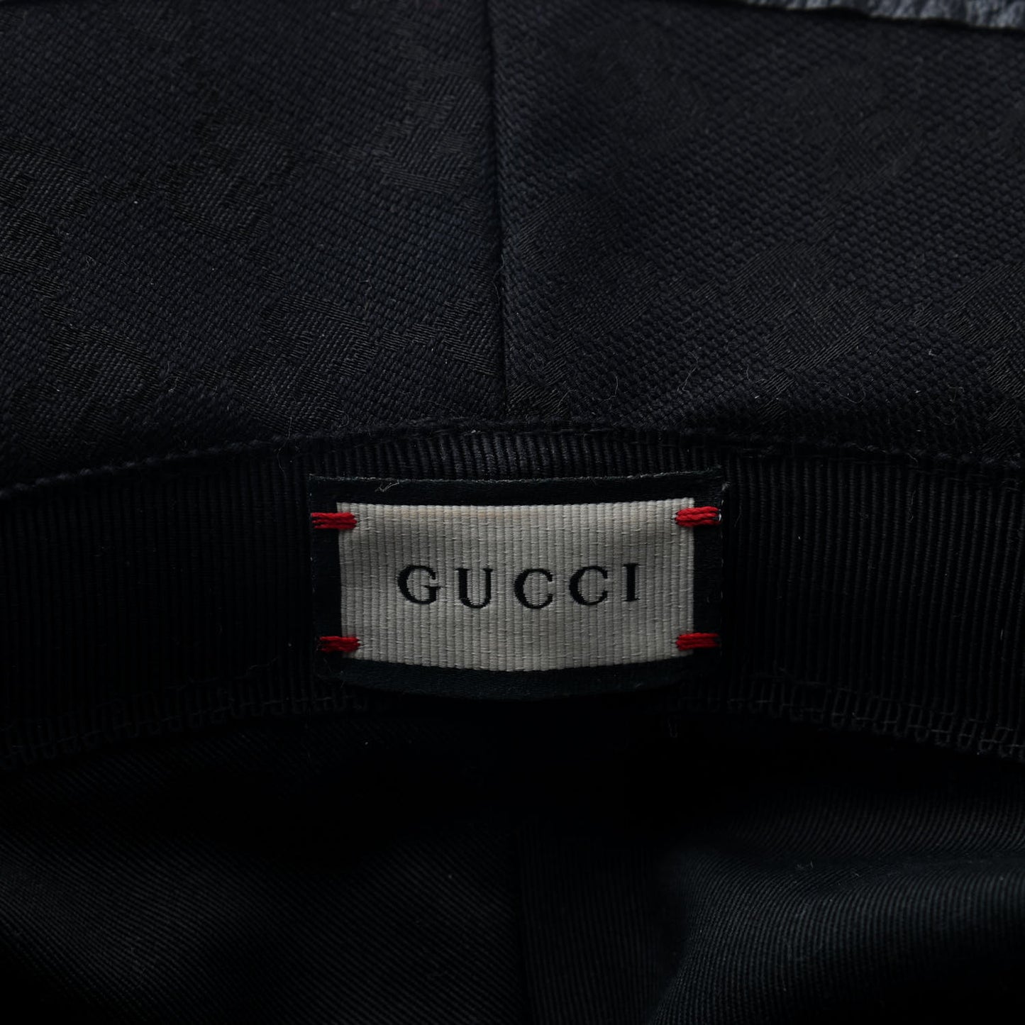 Monogram Textured Dollar Calfskin GG Jago Bucket Hat L Black