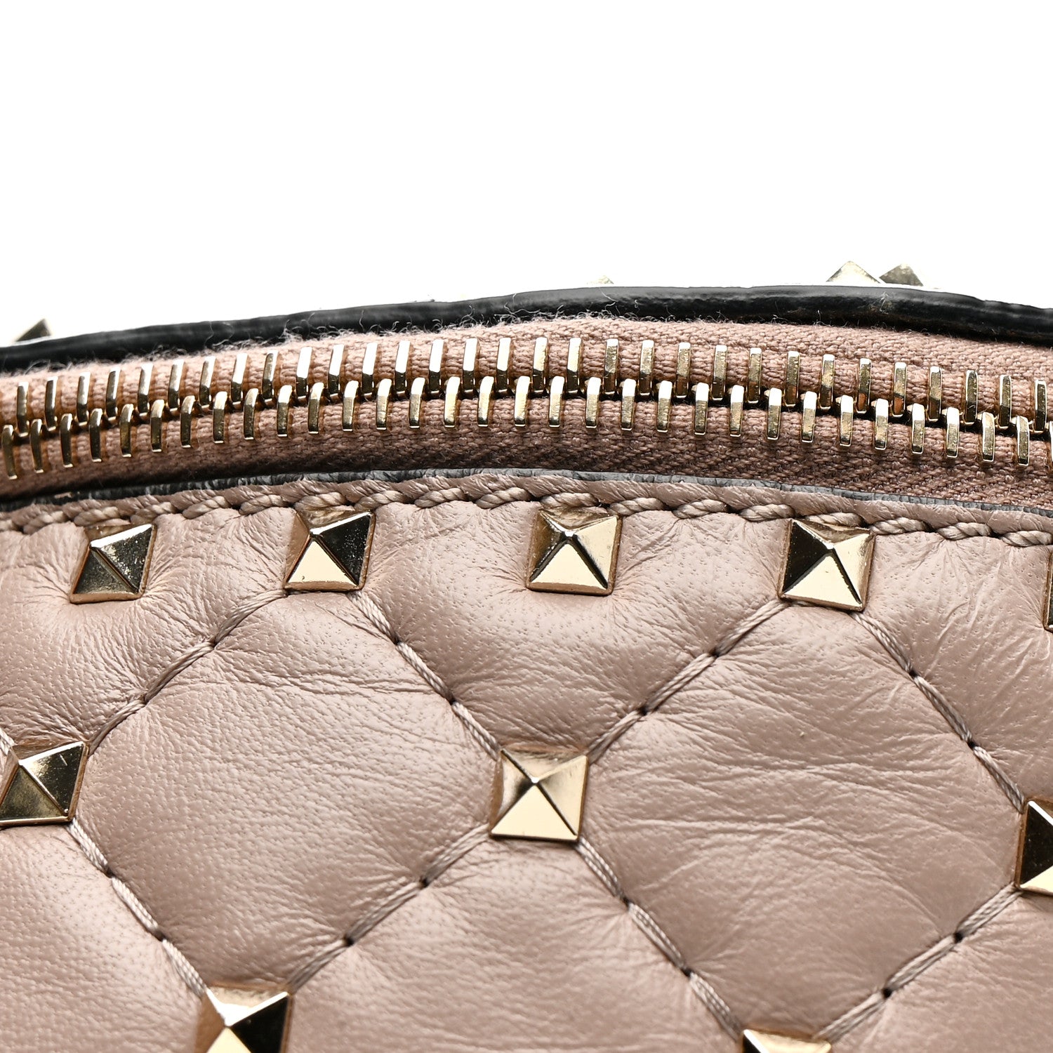 Valentino Garavani Nappa Rockstud Spike Belt Bag Poudre 11 of 13