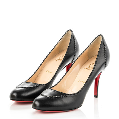 Christian Louboutin Shiny Nappa Marpelissimo 85 Pumps 39 Black 3 of 7