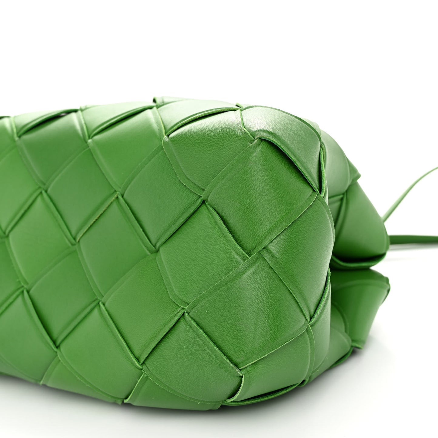 Nappa Maxi Intrecciato Grasp Top Handle Bag Parakeet