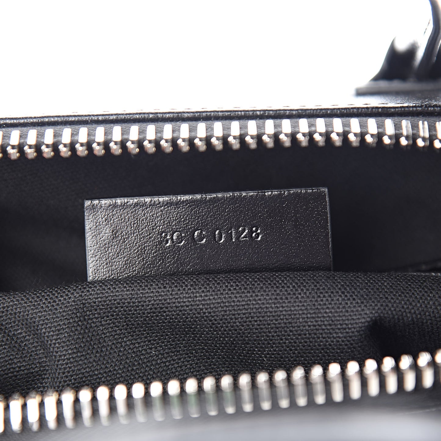 Shiny Lord Calfskin Small Antigona Black