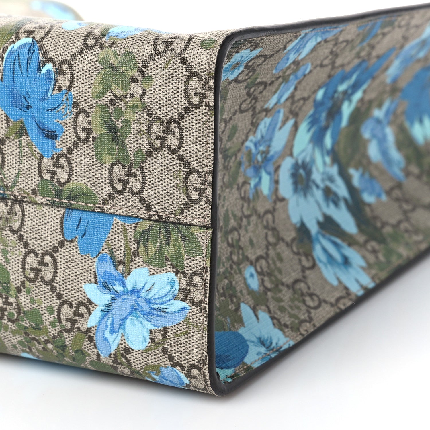 Gucci GG Supreme Monogram Blooms Print XL Tote 8 of 9