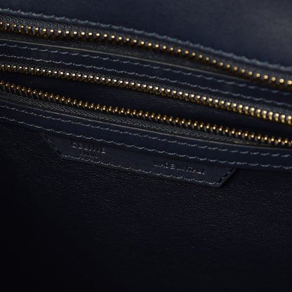 Celine Smooth Calfskin Micro Luggage Navy Blue 8 of 9