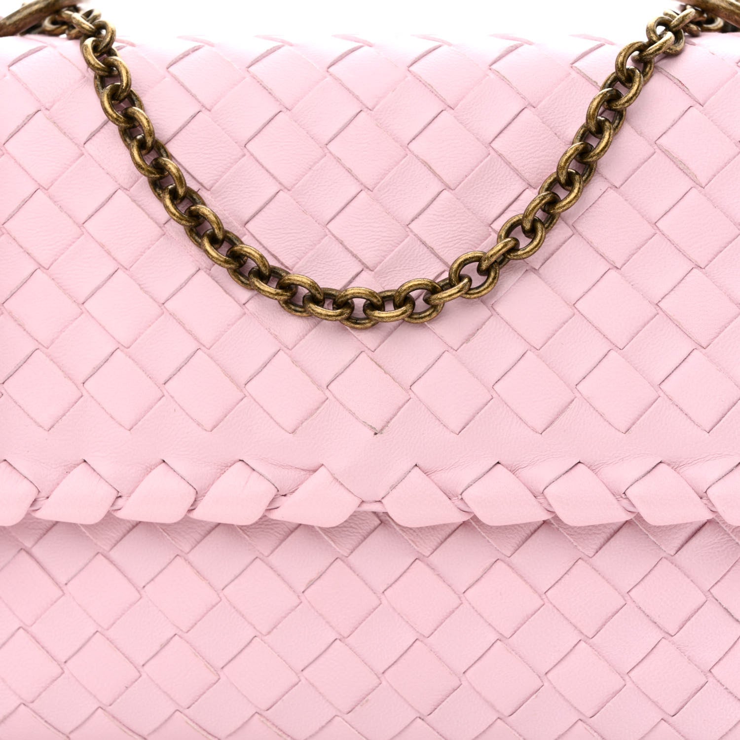 Bottega Veneta Nappa Intrecciato Baby Olimpia Shoulder Bag Dragee 9 of 11