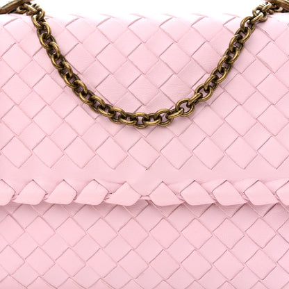 Bottega Veneta Nappa Intrecciato Baby Olimpia Shoulder Bag Dragee 9 of 11