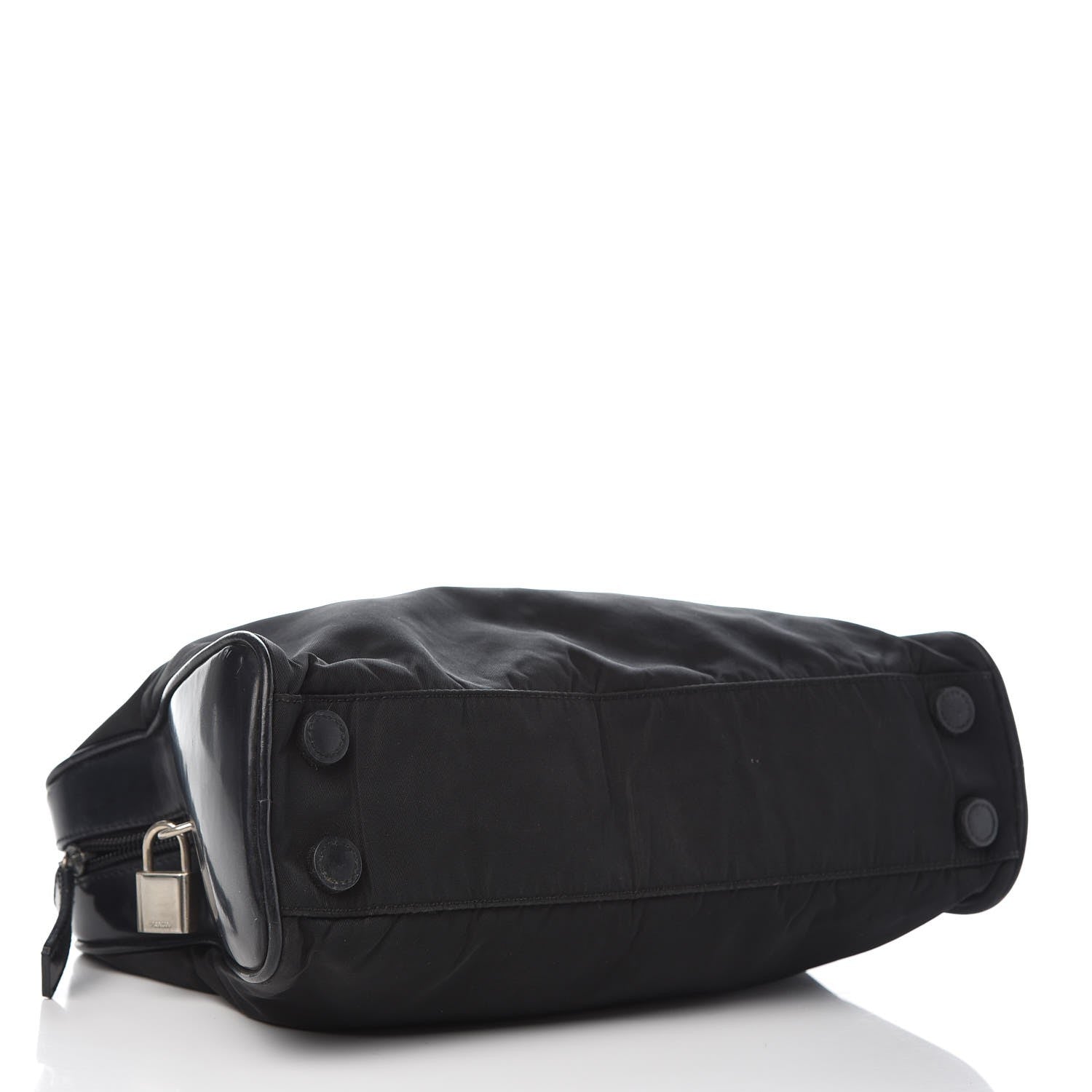 Prada Tessuto Nylon Shoulder Bag Black 4 of 13
