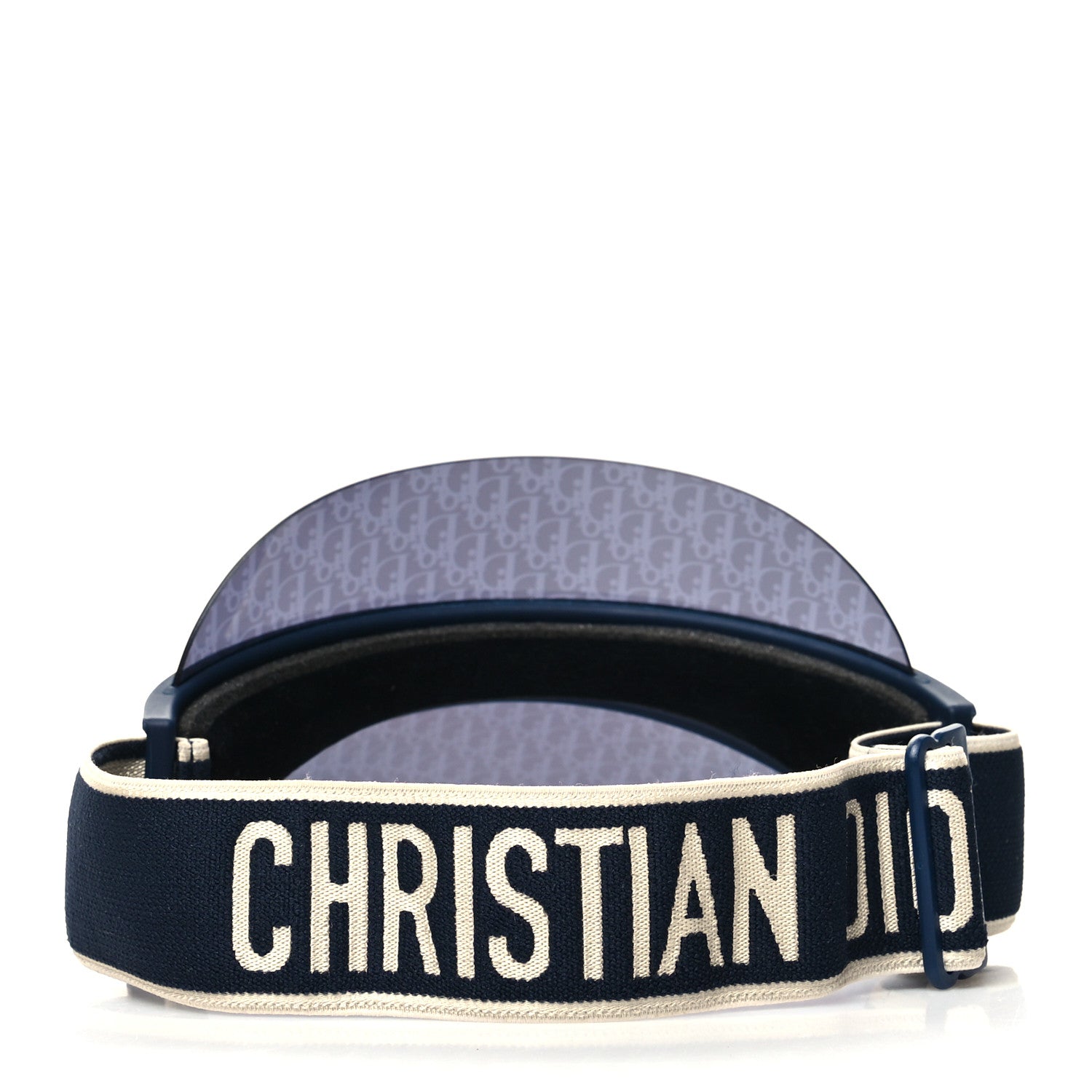 Christian Dior Oblique DiorClub V1U Sun Visor Blue 4 of 8