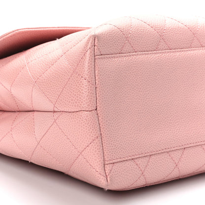 Chanel Caviar Quilted Jumbo Kelly Flap Pink 8 of 9