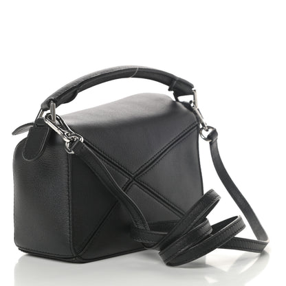 Loewe Calfskin Mini Puzzle Bag Black 3 of 10
