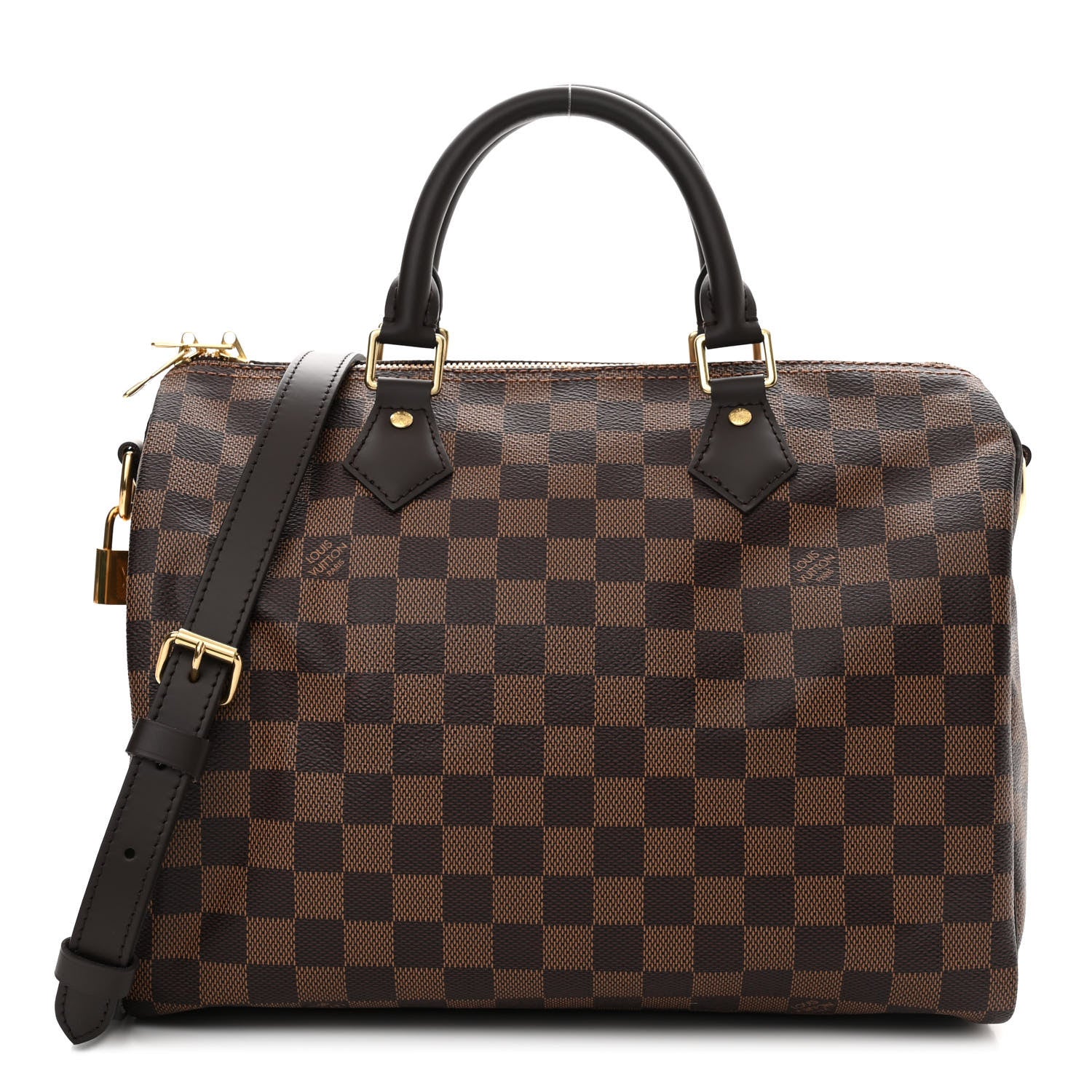 Louis Vuitton Damier Ebene Speedy Bandouliere 30 1 of 12