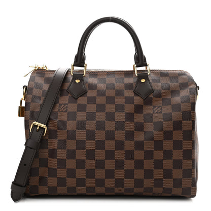 Louis Vuitton Damier Ebene Speedy Bandouliere 30 1 of 12