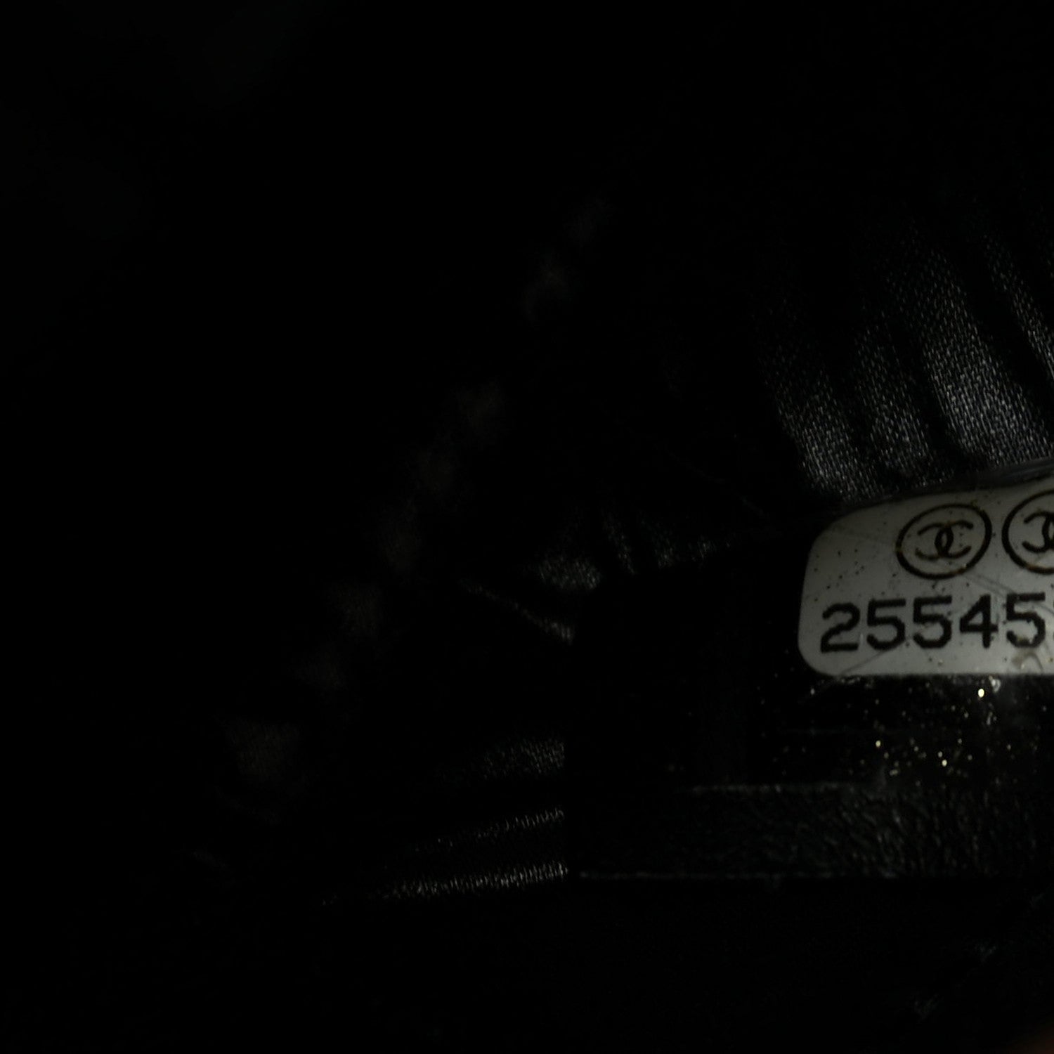 Chanel Caviar Studded Medium Deauville Pouch Black 7 of 7