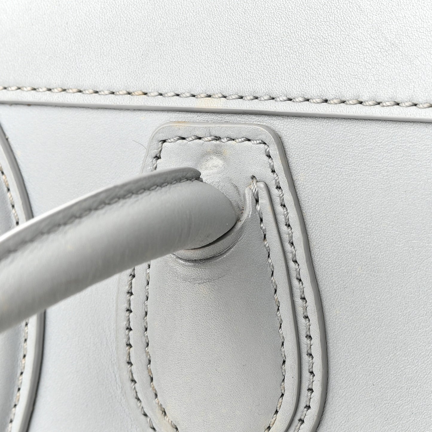Smooth Calfskin Mini Luggage Sky Blue