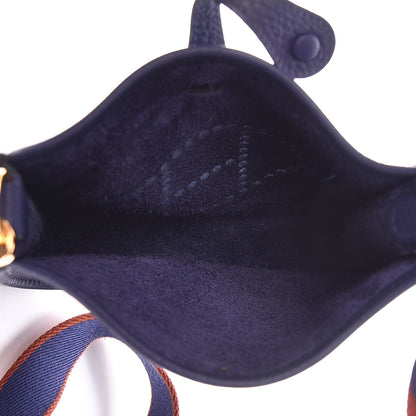 Hermes Taurillon Clemence Amazone Evelyne TPM Bleu Encre 5 of 9