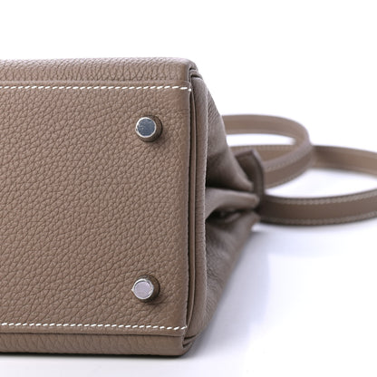 Hermes Togo Kelly Retourne 28 Etoupe 8 of 11