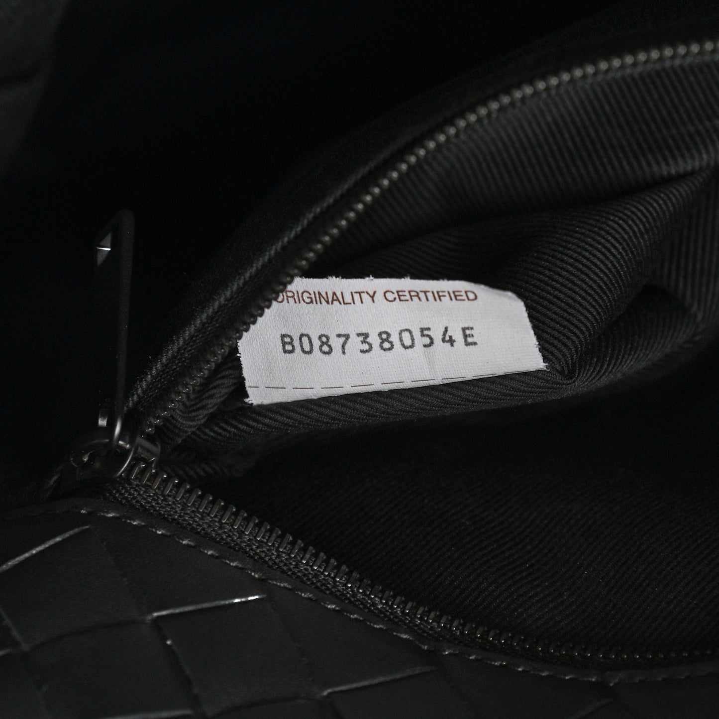 Nappa Intrecciato Large Cabat Black