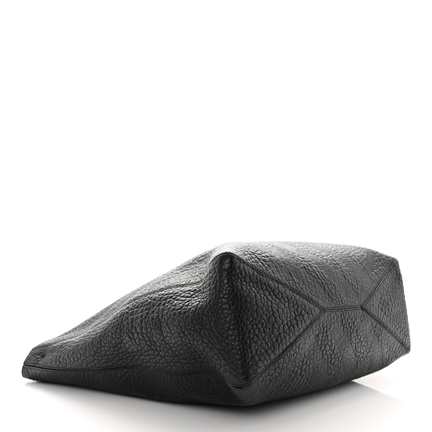 Burberry Heritage Grain Check Embossed Medium Lindburn Hobo Black 4 of 12