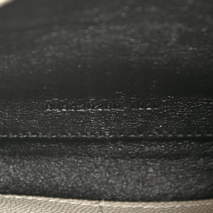 Saint Laurent Grain De Poudre Mixed Matelasse Triquilt Monogram Chain Wallet Crema Soft 8 of 8