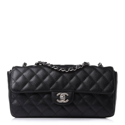 Chanel Caviar Quilted East West Flap Black 1 of 11