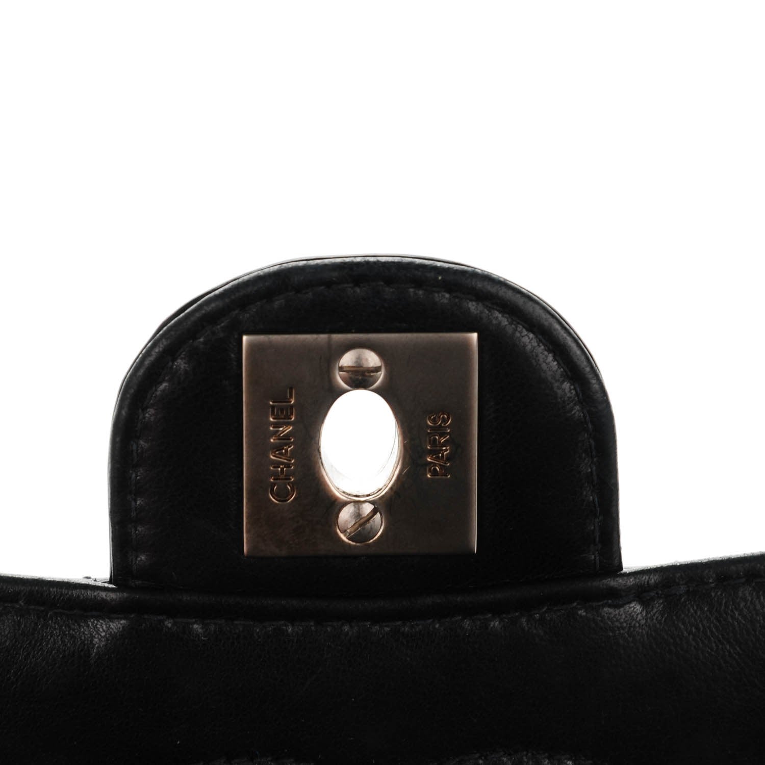 Chanel Patent Calfskin Quilted Mini Square Flap Black 6 of 8