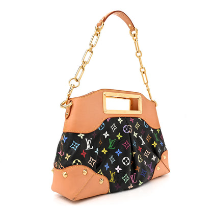 Louis Vuitton Monogram Multicolor Judy MM Black 3 of 12