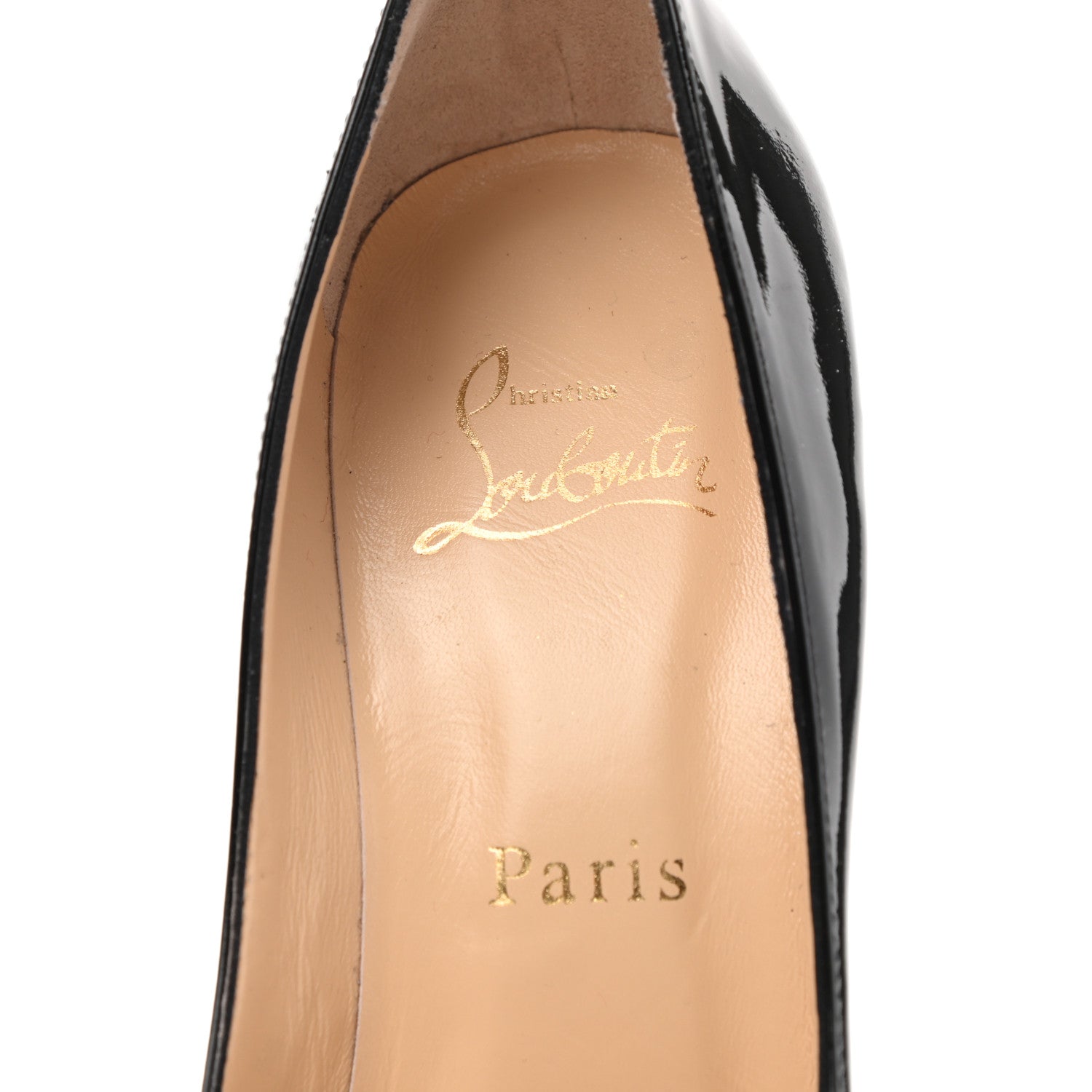 Christian Louboutin Patent Pigalle Follies 100 Pumps 38 Black 8 of 8