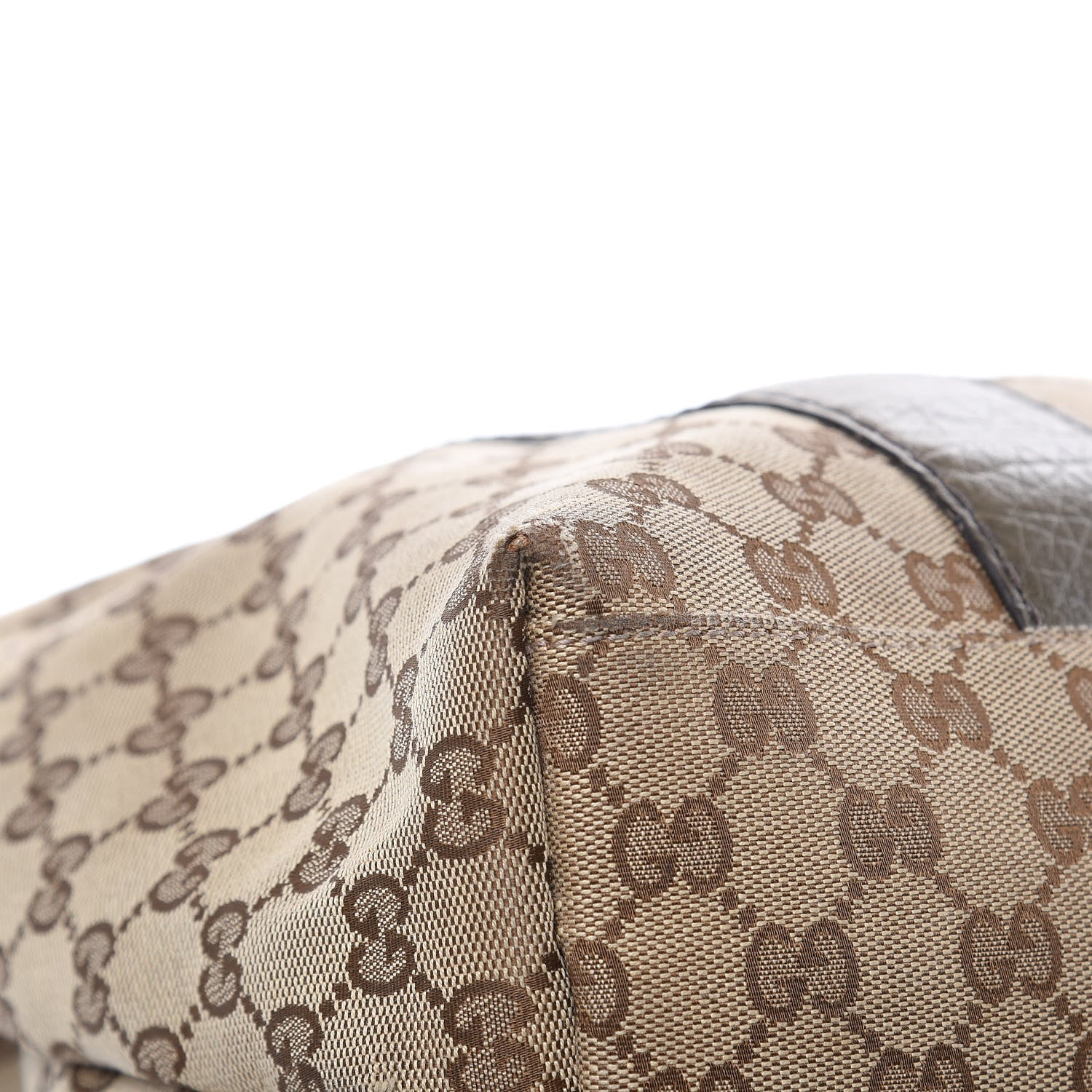 Gucci Monogram Medium Bamboo Bar Tote Olive 11 of 16