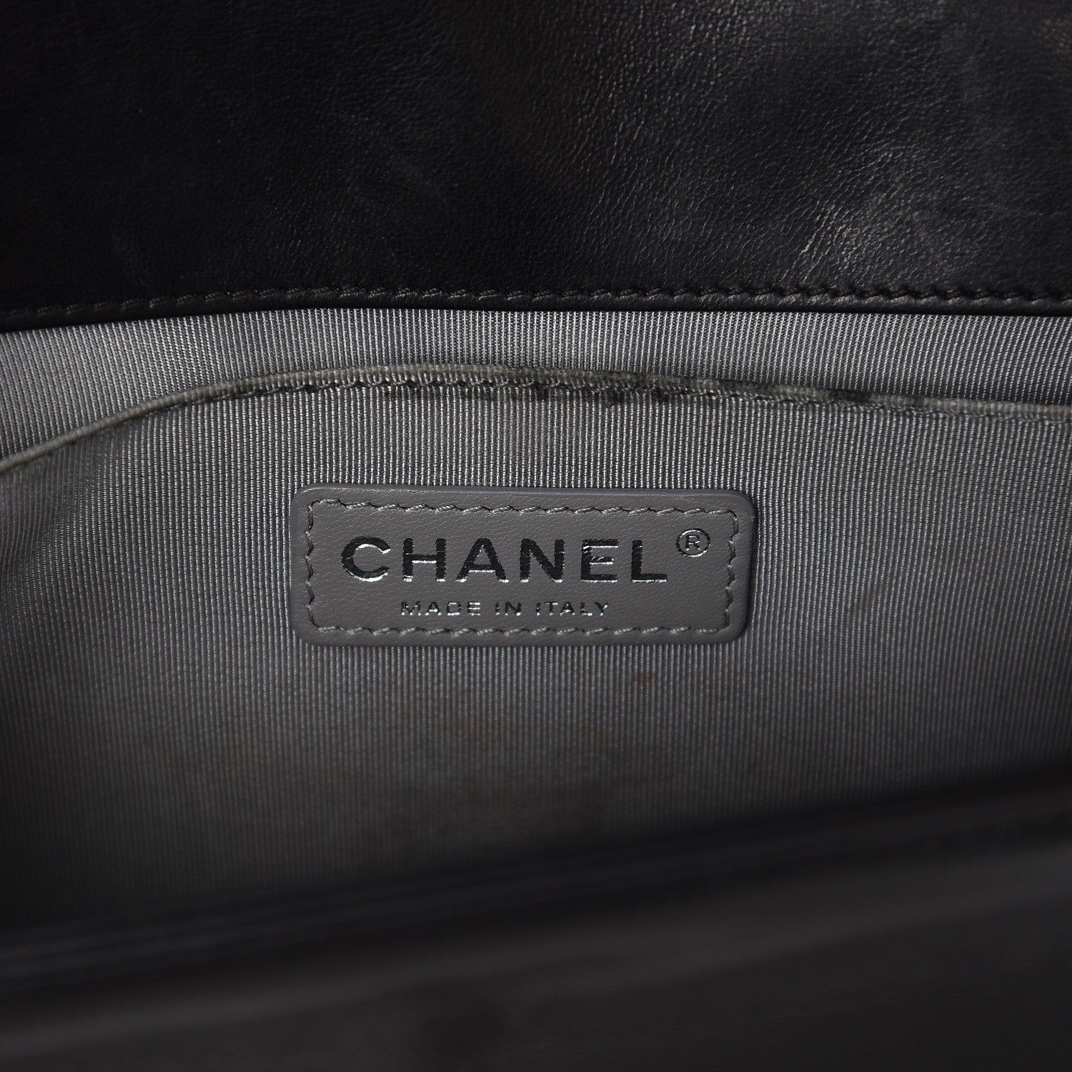 Chanel Lambskin Quilted Medium Boy Flap Black 7 of 11