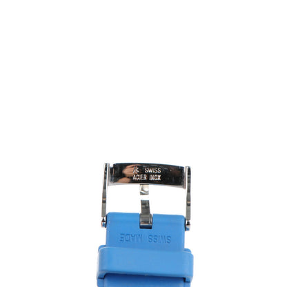 Chopard Stainless Steel Rubber Diamond Bezel Ruby Yellow Blue Sapphire 39mm Happy Sport Fish Quartz Watch Blue 8 of 8