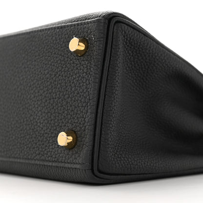 Hermes Togo Lizard Kelly Retourne Touch 25 Black 9 of 13