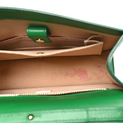 Dolce & Gabbana Calfskin DG Logo Flap Crossbody Bag Green 5 of 9