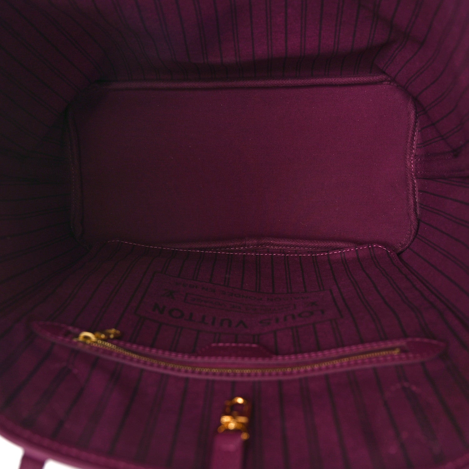 Louis Vuitton Monogram Totem Neverfull MM Magenta 6 of 11
