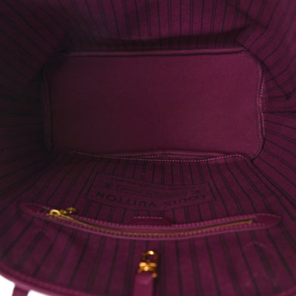 Louis Vuitton Monogram Totem Neverfull MM Magenta 6 of 11