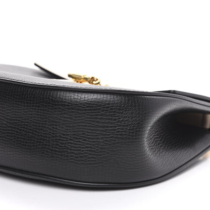 Chloe Grained Calfskin Lambskin Bi-Color Drew Shoulder Bag Black Powder Beige 8 of 8