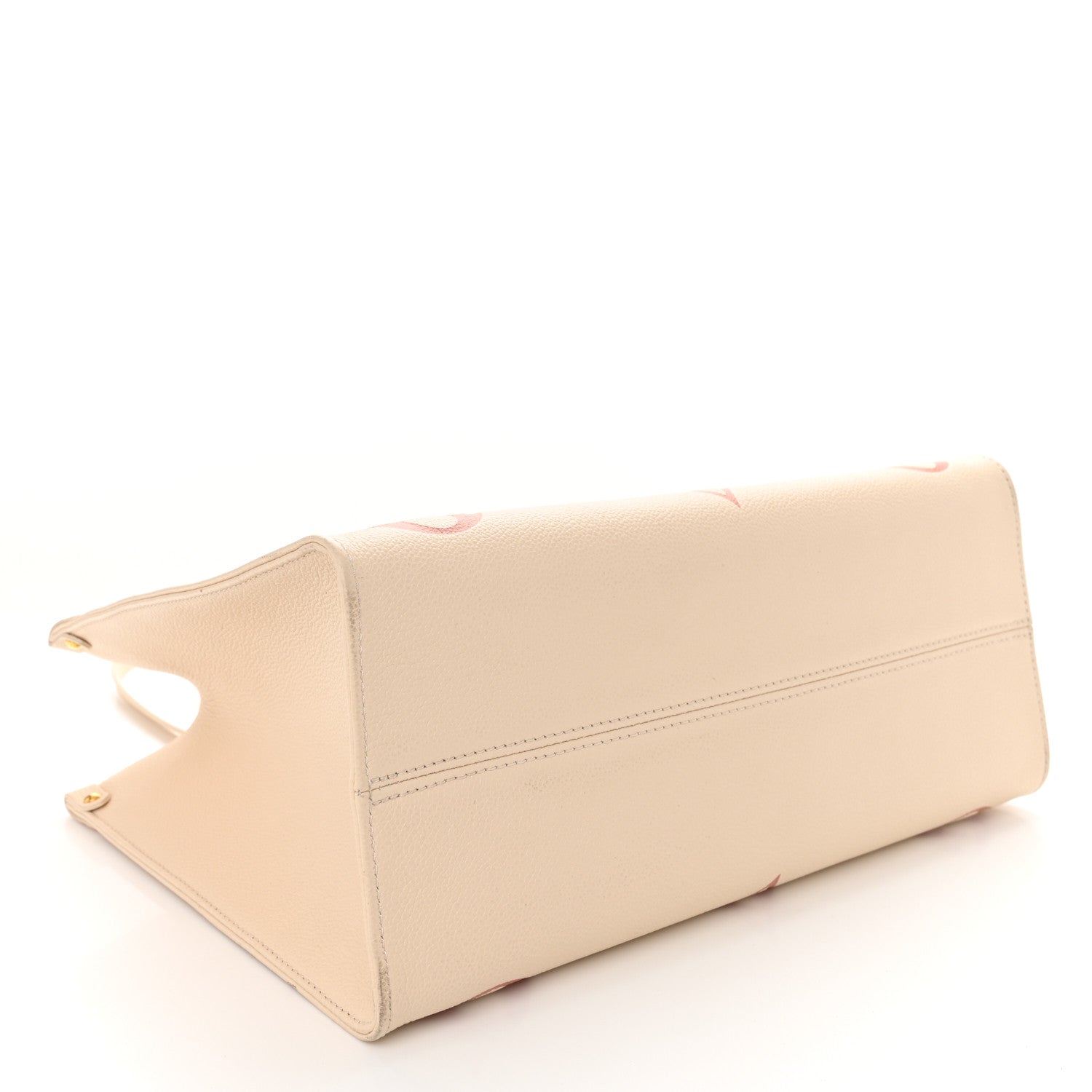 Louis Vuitton Empreinte Monogram Giant Onthego MM Creme Rose Trianon 4 of 14