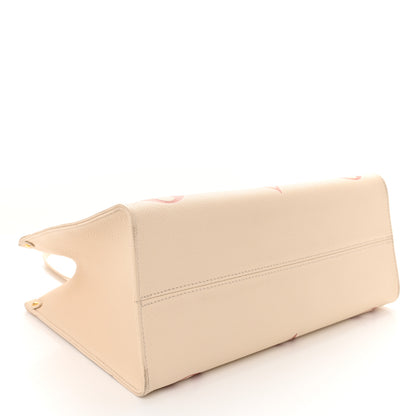 Louis Vuitton Empreinte Monogram Giant Onthego MM Creme Rose Trianon 4 of 14